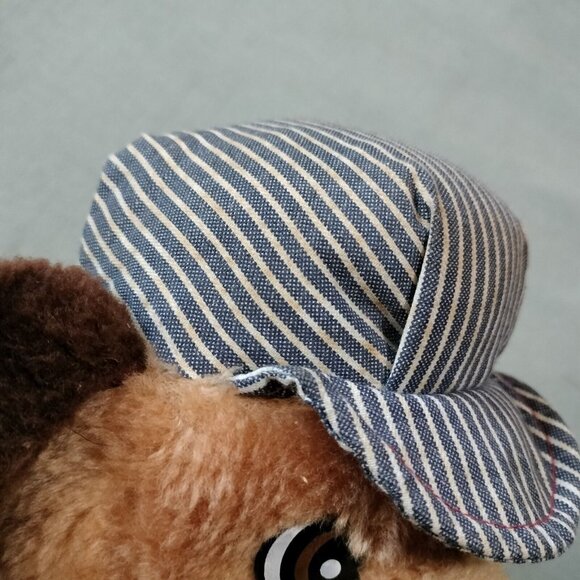 Vintage Knickerbocker Casey Jones Plush  Animals of Distinction Train Conductor - Picture 5 of 9